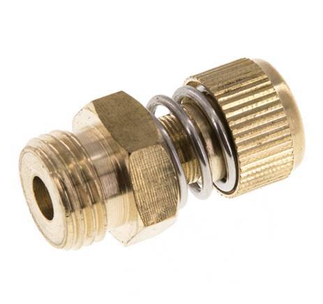 G3/8'' Brass Flow Control Muffler With Knurled Screw