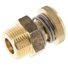 G3/4'' Brass Flow Control Muffler With Knurled Screw