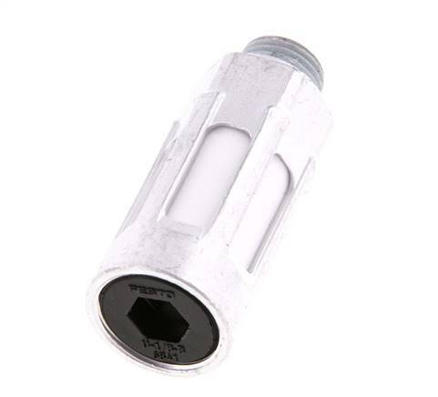 Festo U G1/8'' Die-Cast Aluminum Pneumatic Muffler