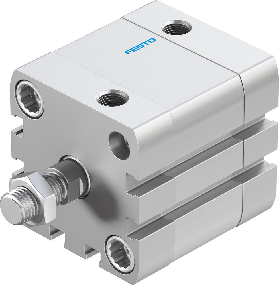 Festo Compact Cylinder 40mm Bore 15mm Stroke ISO 21287 Double Acting - 572674