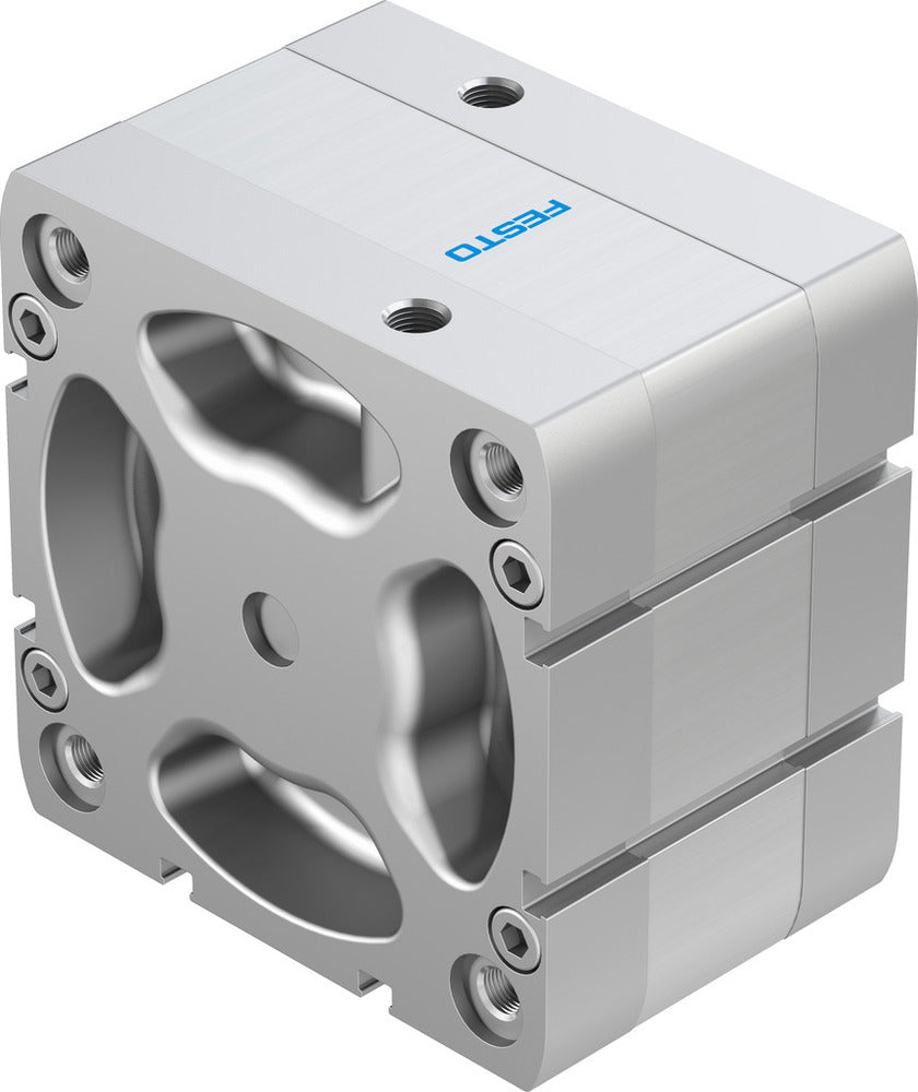 Festo Compact Cylinder 100mm Bore 10mm Stroke ISO 21287 Double Acting - 536374