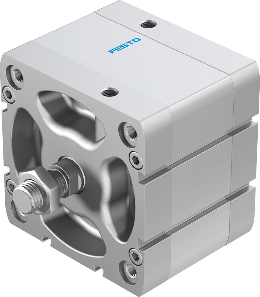 Festo Compact Cylinder 100mm Bore 25mm Stroke ISO 21287 Double Acting - 536377