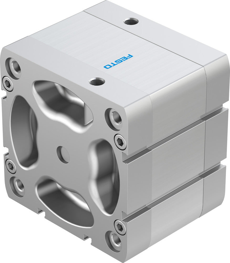 Festo Compact Cylinder 100mm Bore 25mm Stroke ISO 21287 Double Acting - 536387
