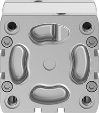 Festo Compact Cylinder 80mm Bore 50mm Stroke ISO 21287 Double Acting - 572724