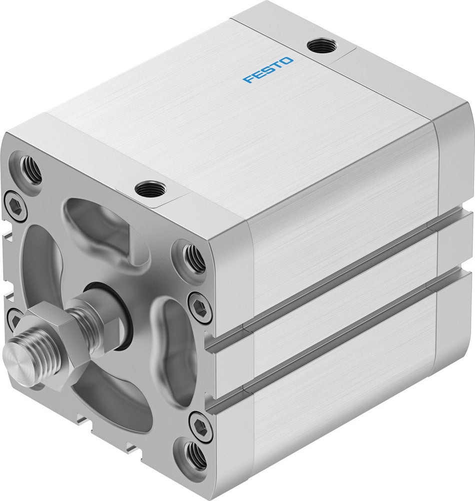 Festo Compact Cylinder 80mm Bore 60mm Stroke ISO 21287 Double Acting - 536360