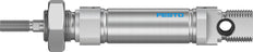 Festo Cylinder 16mm Bore 10mm Stroke ISO 6432 Double Acting - 1908274