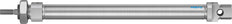 Festo Cylinder 20mm Bore 200mm Stroke ISO 6432 Double Acting - 19215