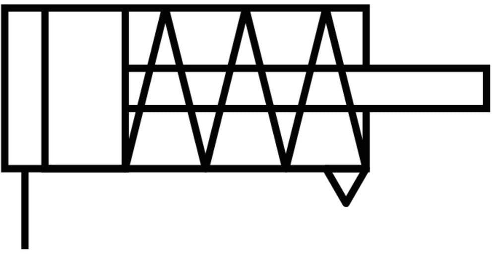 Festo Round Cylinder 2.5mm Bore 5mm Stroke Single Acting - 15883