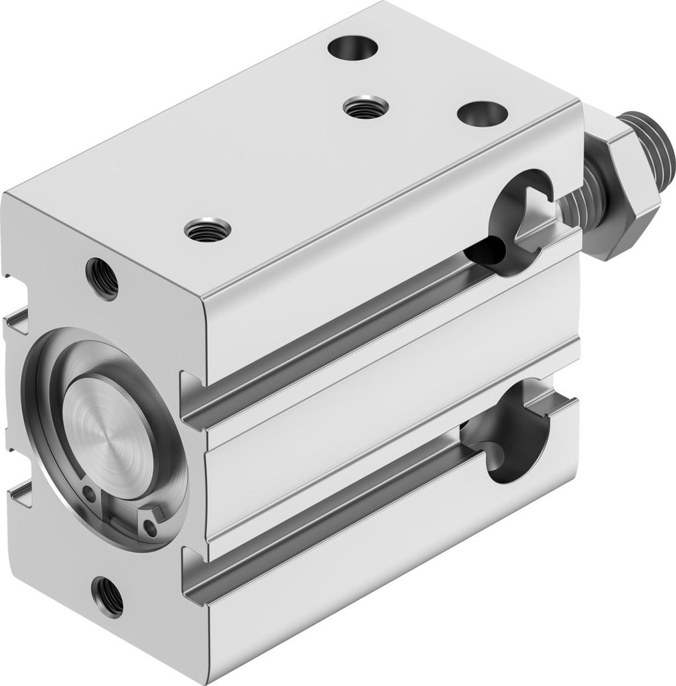 Festo Compact Cylinder 25mm Bore 10mm Stroke Double Acting - 4829571