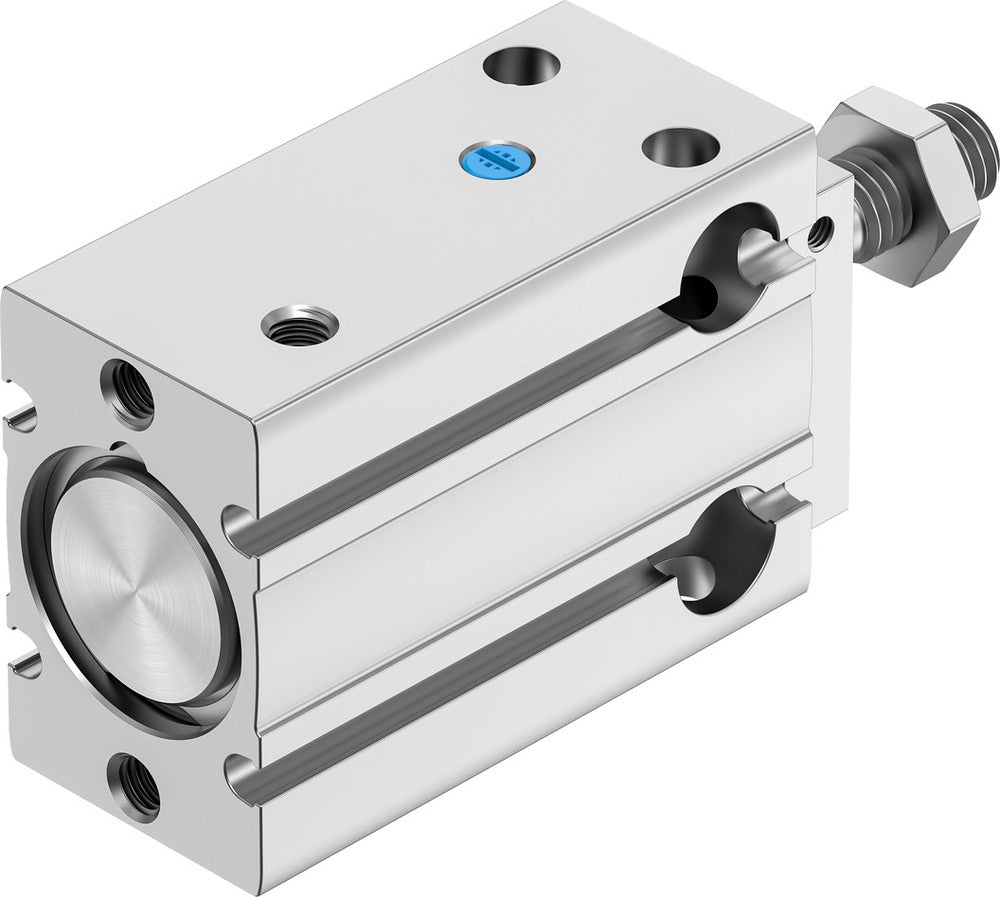 Festo Compact Cylinder 20mm Bore 10mm Stroke Single Acting - 4840822