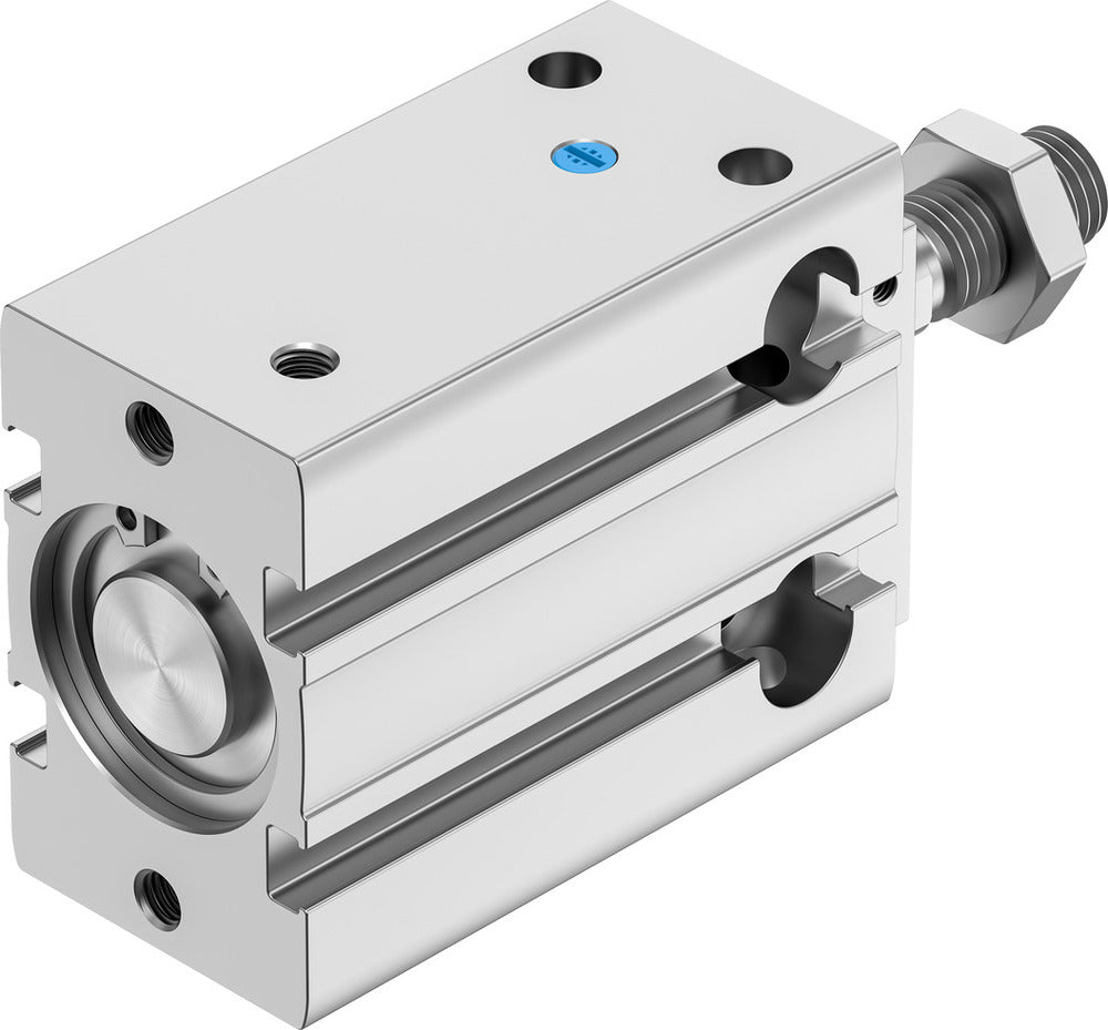 Festo Compact Cylinder 25mm Bore 15mm Stroke Single Acting - 4840837