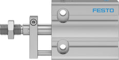 Festo Compact Cylinder 25mm Bore 10mm Stroke Single Acting - 4840839