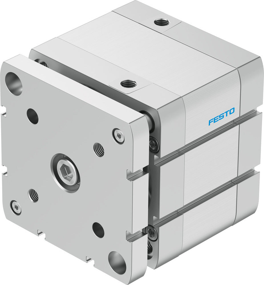Festo Compact Cylinder 100mm Bore 25mm Stroke ISO 21287 Double Acting - 577227