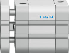 Festo Compact Cylinder 40mm Bore 15mm Stroke ISO 21287 Double Acting - 554250