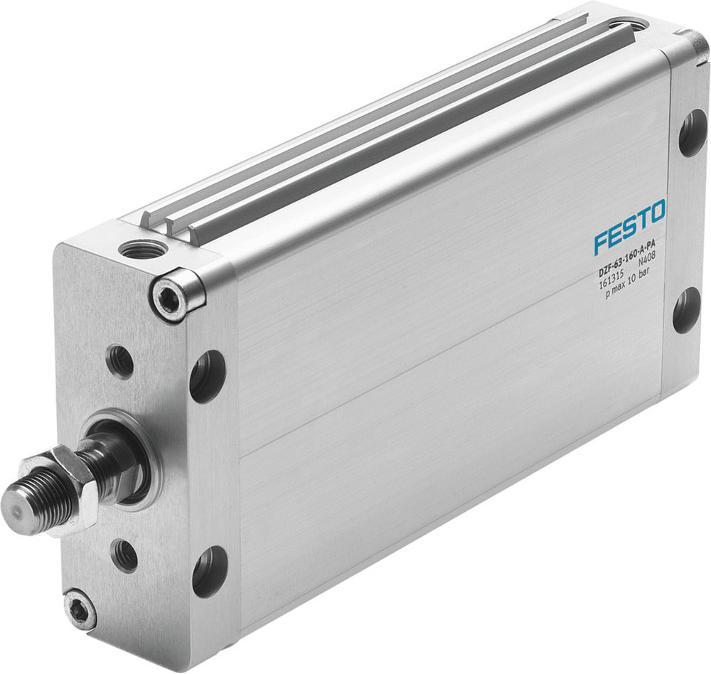 Festo Flat Cylinder 63mm Bore 125mm Stroke Double Acting - 161314