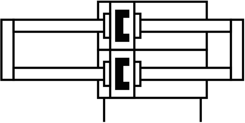 Festo Dual Piston Rod Cylinder 20mm Bore 100mm Stroke Double Acting - 162087