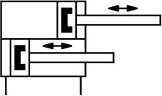 Festo Feed Separator 22mm Bore 60mm Stroke Double Acting - 529354