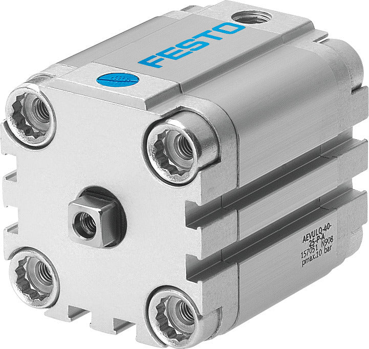 Festo Compact Cylinder 100mm Bore 15mm Stroke Single Acting - 157065