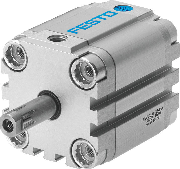 Festo Compact Cylinder 63mm Bore 25mm Stroke Single Acting - 157243