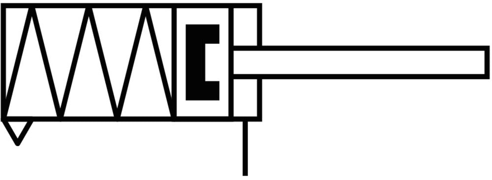 Festo Compact Cylinder 40mm Bore 10mm Stroke Single Acting - 157232