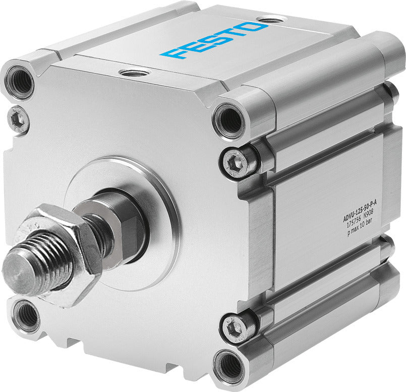 Festo Compact Cylinder 125mm Bore 60mm Stroke Double Acting - 175769