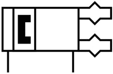 Festo Three-Point Gripper 10mm Stroke - Size 63 Double Acting - 1163046