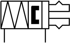 Festo Parallel Gripper 8mm Stroke - Size 35 Double Acting - 1132946