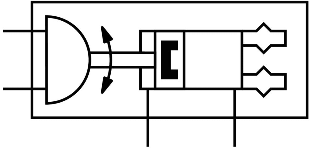 Festo Swivel/Gripper Unit 7mm Stroke - Size 20 Double Acting - 1187963