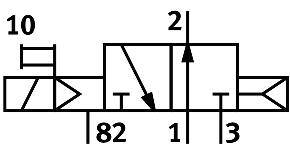 Festo 3/2 NO Monostable Air Solenoid Valve G1/8 900l/min - 550249
