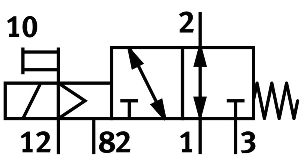Festo 3/2 NO Monostable Air Solenoid Valve G3/8 2300l/min - 575586
