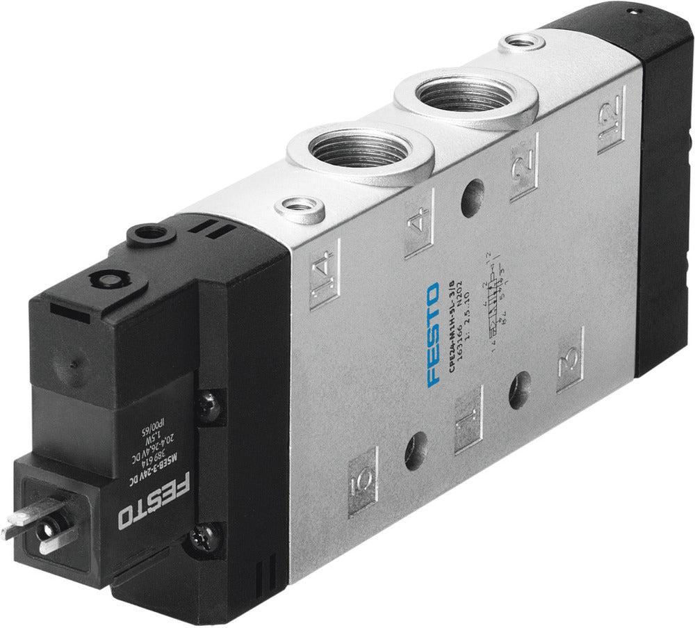 Festo 5/2 Monostable Air Solenoid Valve G3/8 2900l/min - 163834