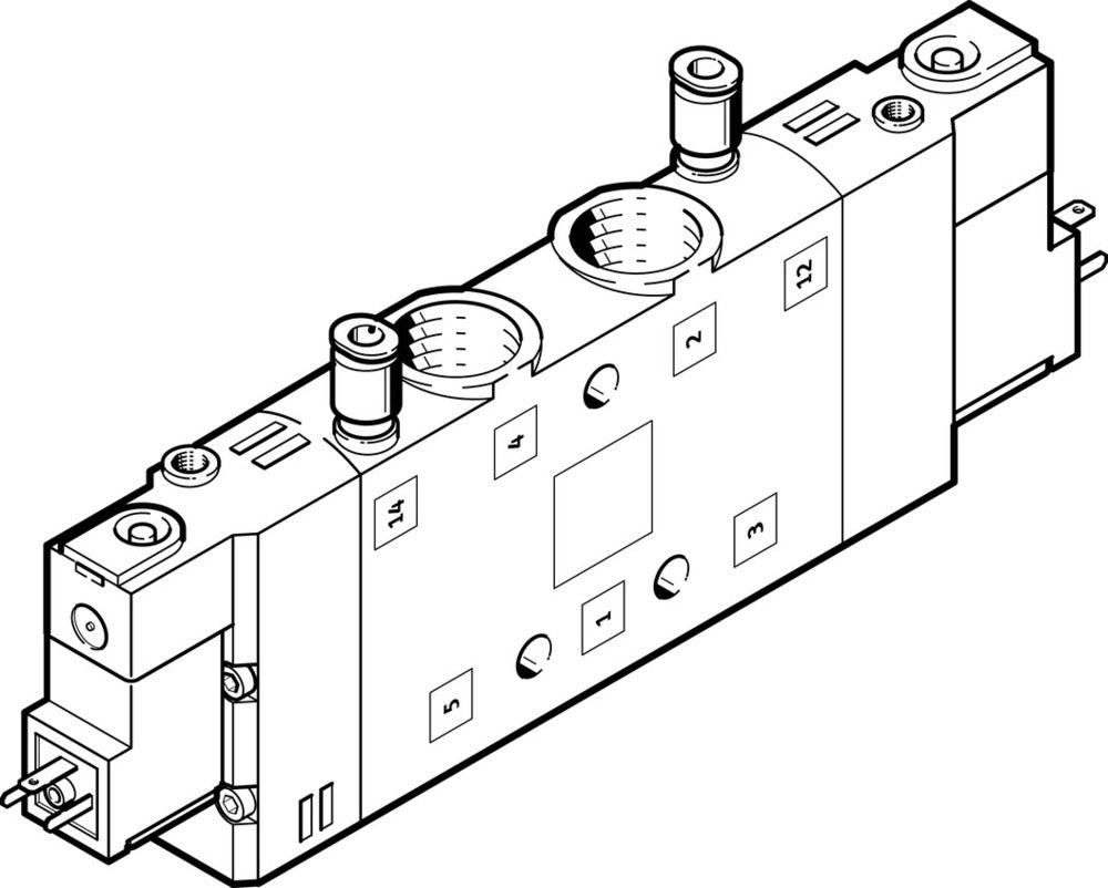 Festo 5/2 Bistable Air Solenoid Valve G3/8 3200l/min - 163839