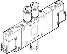 Festo 5/3 NC Air Solenoid Valve QS-8 850l/min - 170289