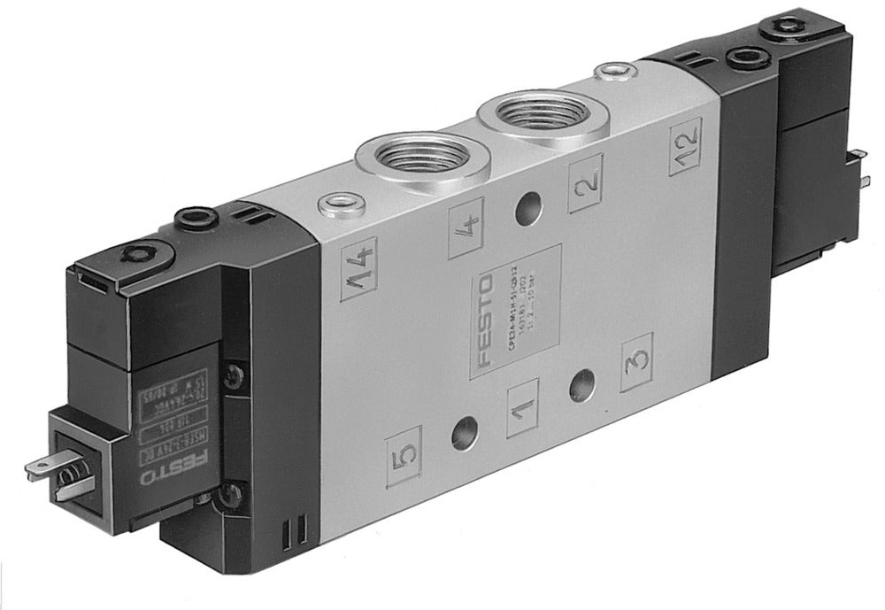 Festo 5/3 NC Air Solenoid Valve G3/8 3000l/min - 170301