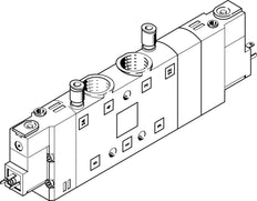 Festo 5/3 Exhausted Air Solenoid Valve G3/8 2650l/min - 170340