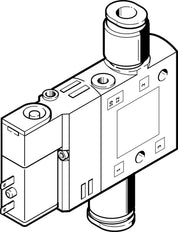 Festo 3/2 NO Monostable Air Solenoid Valve QS-6 300l/min - 196853