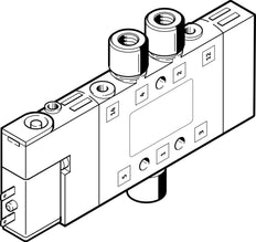 Festo 5/2 Monostable Air Solenoid Valve M5 180l/min - 196884