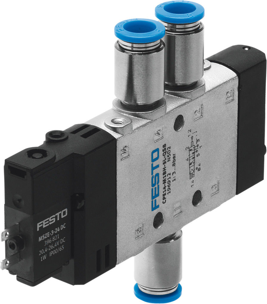 Festo 5/2 Monostable Air Solenoid Valve QS-6 400l/min - 196911