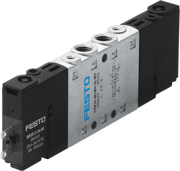 Festo 5/2 Bistable Air Solenoid Valve M7 350l/min - 196925