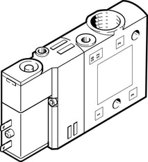 Festo 3/2 NC Monostable Air Solenoid Valve G1/8 900l/min - 196930
