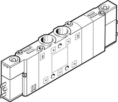 Festo 5/3 Exhausted Air Solenoid Valve G1/8 700l/min - 196935
