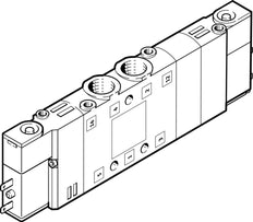 Festo 5/3 Pressurized Air Solenoid Valve M7 300l/min - 533145