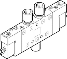 Festo 5/3 Pressurized Air Solenoid Valve M5 180l/min - 533163