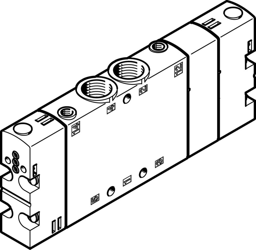 Festo 5/3 Exhausted Basic Valve G1/4 1200l/min - 550160