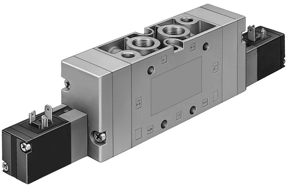 Festo 5/3 NC Air Solenoid Valve G3/8 2200l/min - 15346