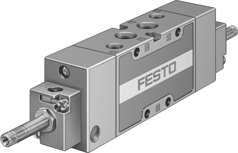 Festo 5/3 Pressurized Air Solenoid Valve G1/4 1600l/min - 535952