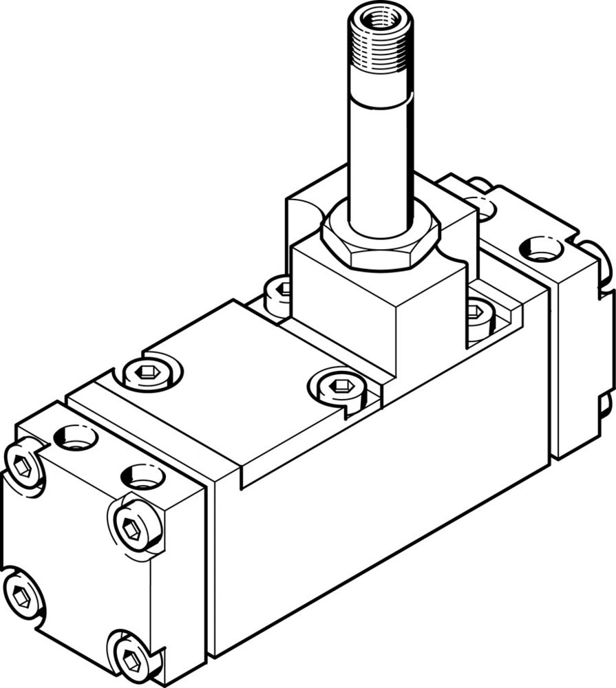 Festo 5/2 Monostable Air Solenoid Valve G1/2 1.5 - 8bar/22 - 116psi - 6223
