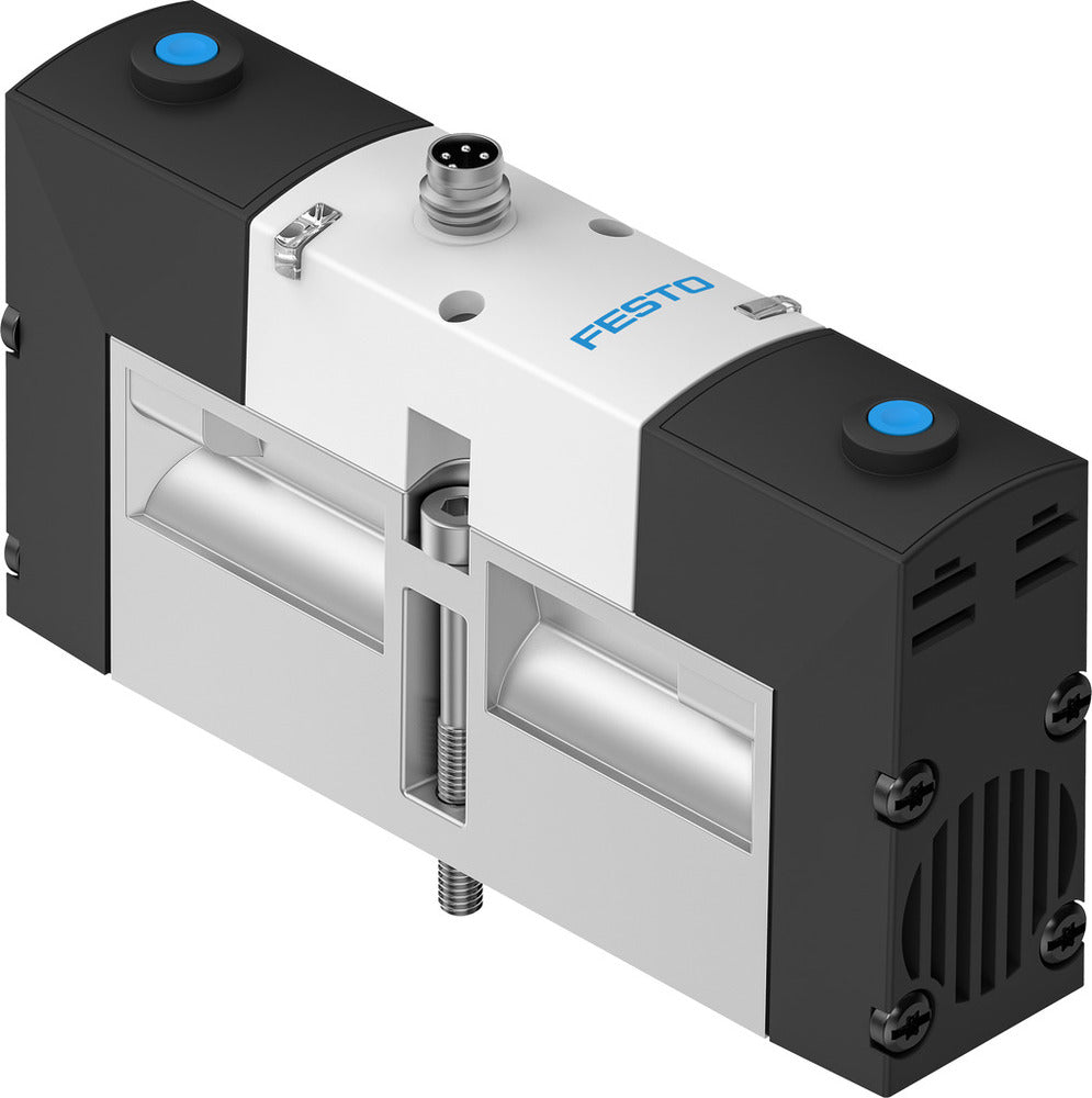 Festo 2x3/2 NO Monostable Air Solenoid Valve Size 26mm ISO 15407-1 900l/min - 534523