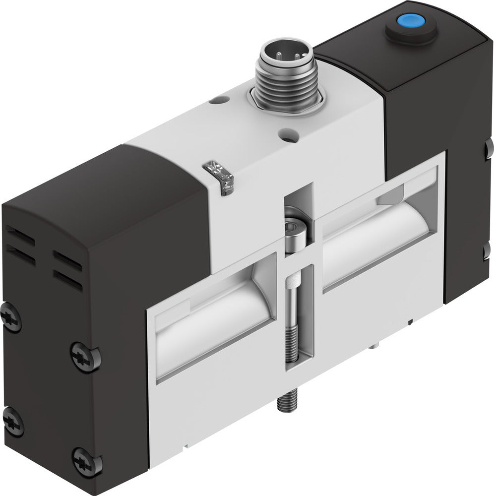Festo 5/2 Monostable Air Solenoid Valve Size 26mm ISO 15407-1 1100l/min - 534546