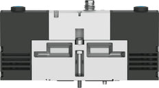 Festo 2x3/2 NC Monostable Air Solenoid Valve Size 18mm ISO 15407-1 Size 02 VDMA 24563 400l/min - 534781